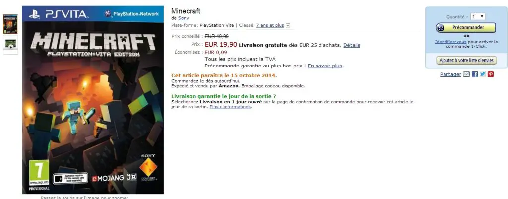 Minecraft-Amazon-Vita