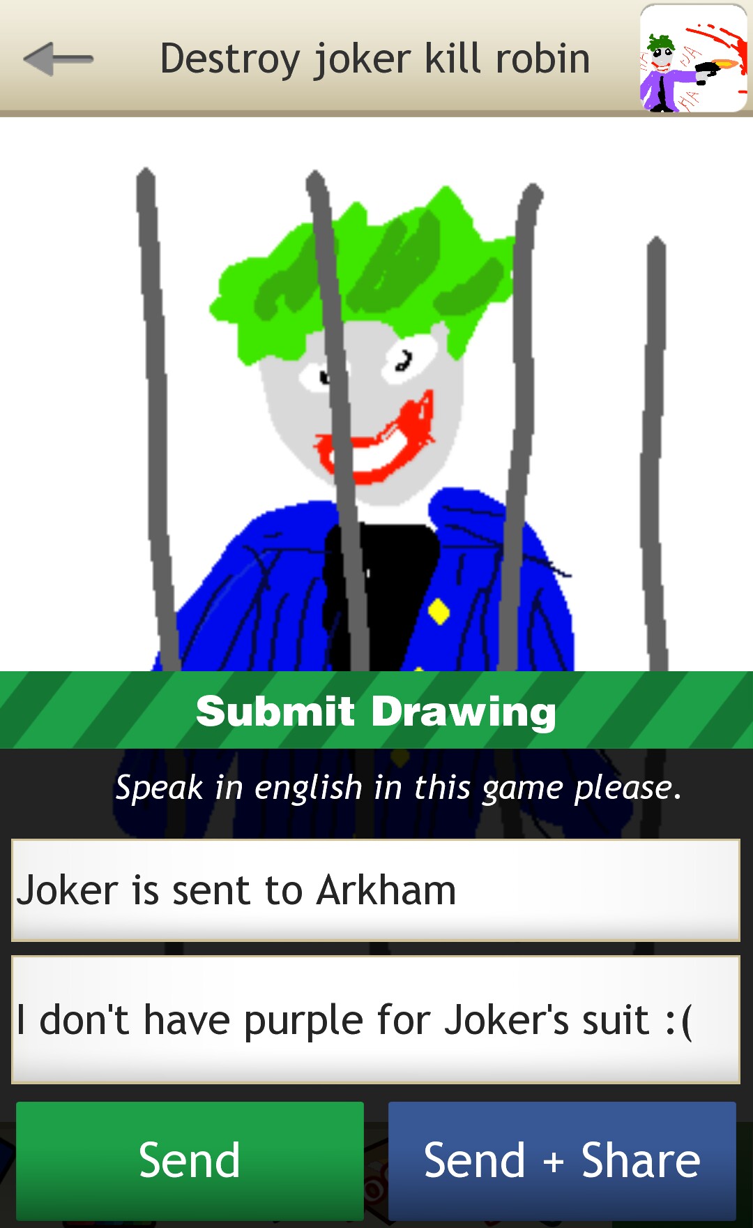 Draw Destruction Joker