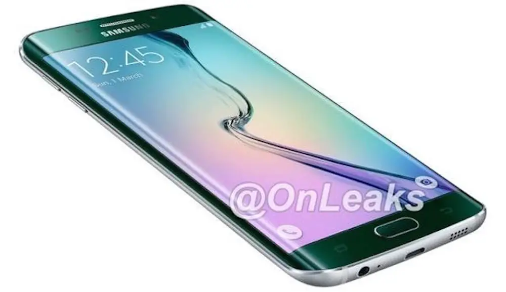 Photo du Samsung Galaxy S6 Edge Plus selon le compte Twitter @OnLeaks !