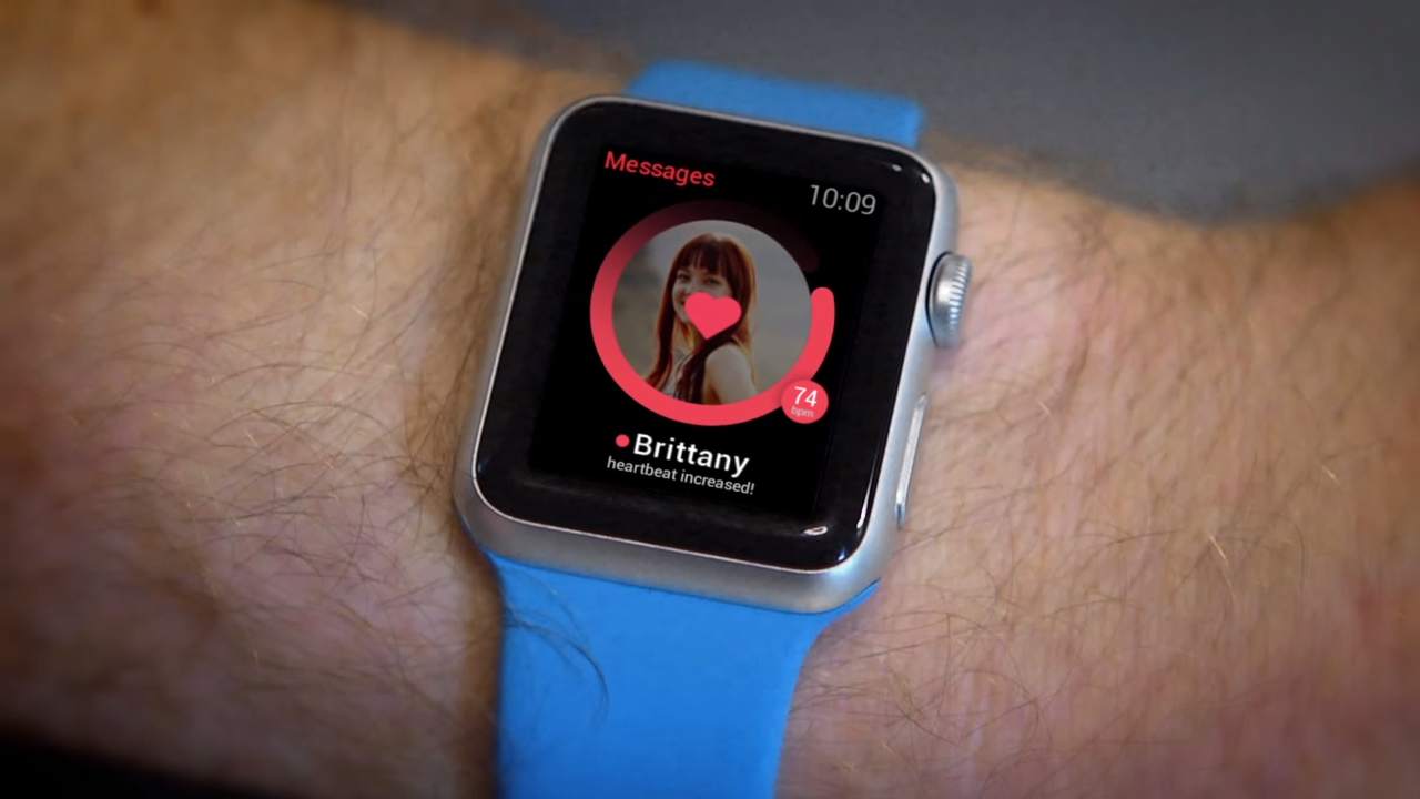 Tinder Apple Watch – Battements cardiaques