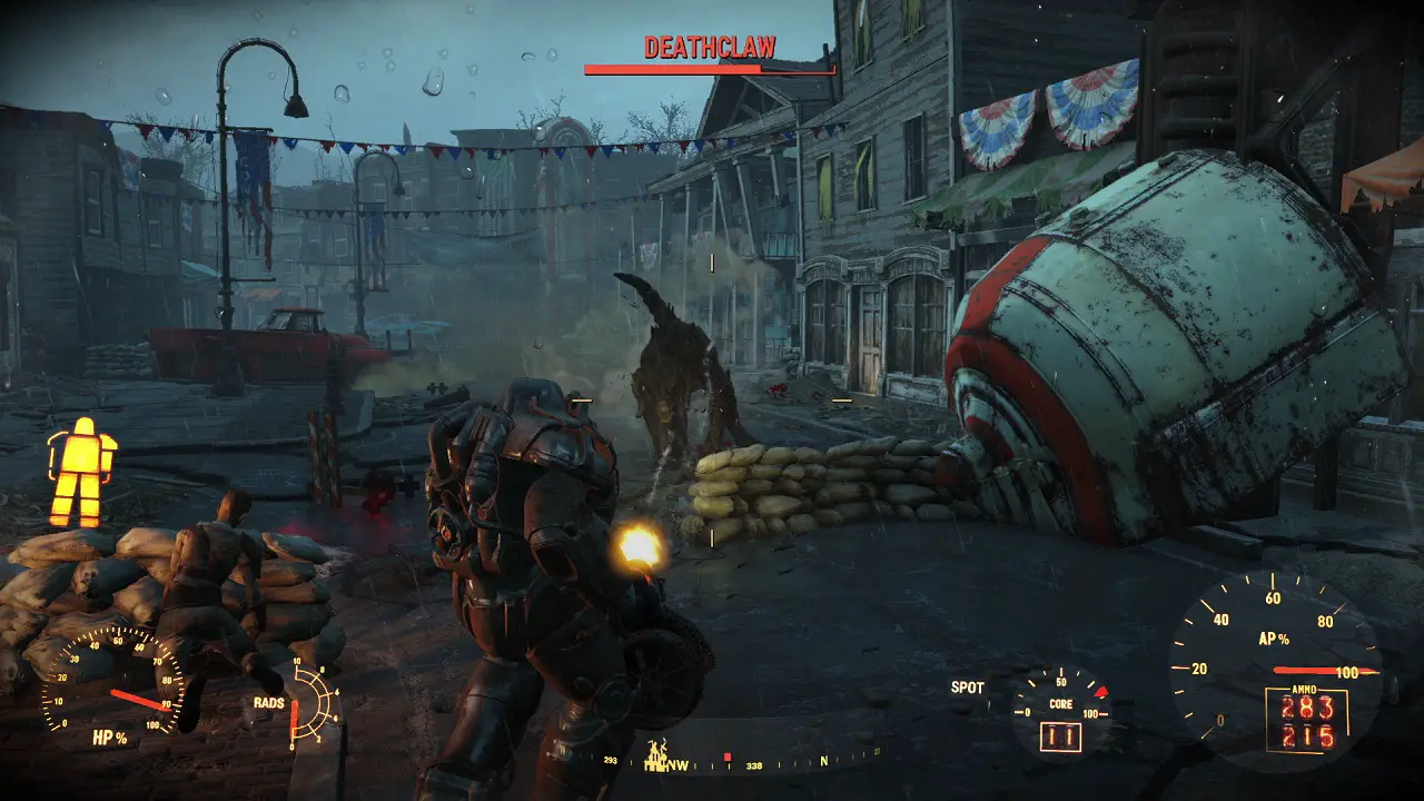 Fallout4_attack deathclaw