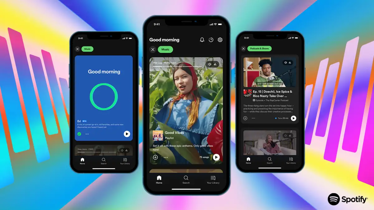 Spotify dévoile un nouveau design qui ressemble à votre FYP