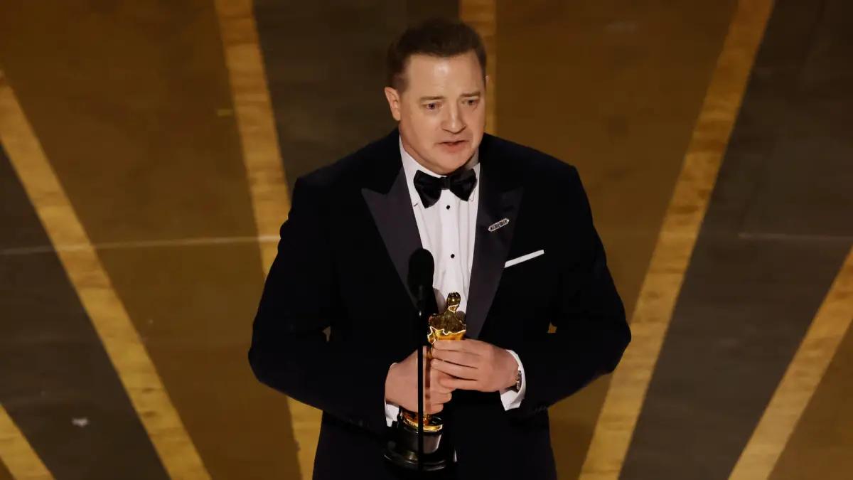 Brendan Fraser remporte l'Oscar du meilleur acteur pour "La baleine"