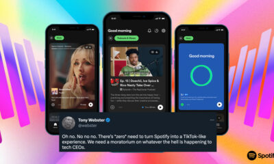 Internet n'est pas satisfait du nouveau design de Spotify
