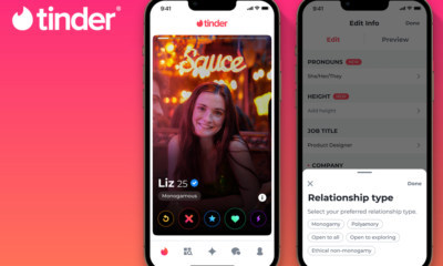 Tinder déploie les types de relations et les pronoms