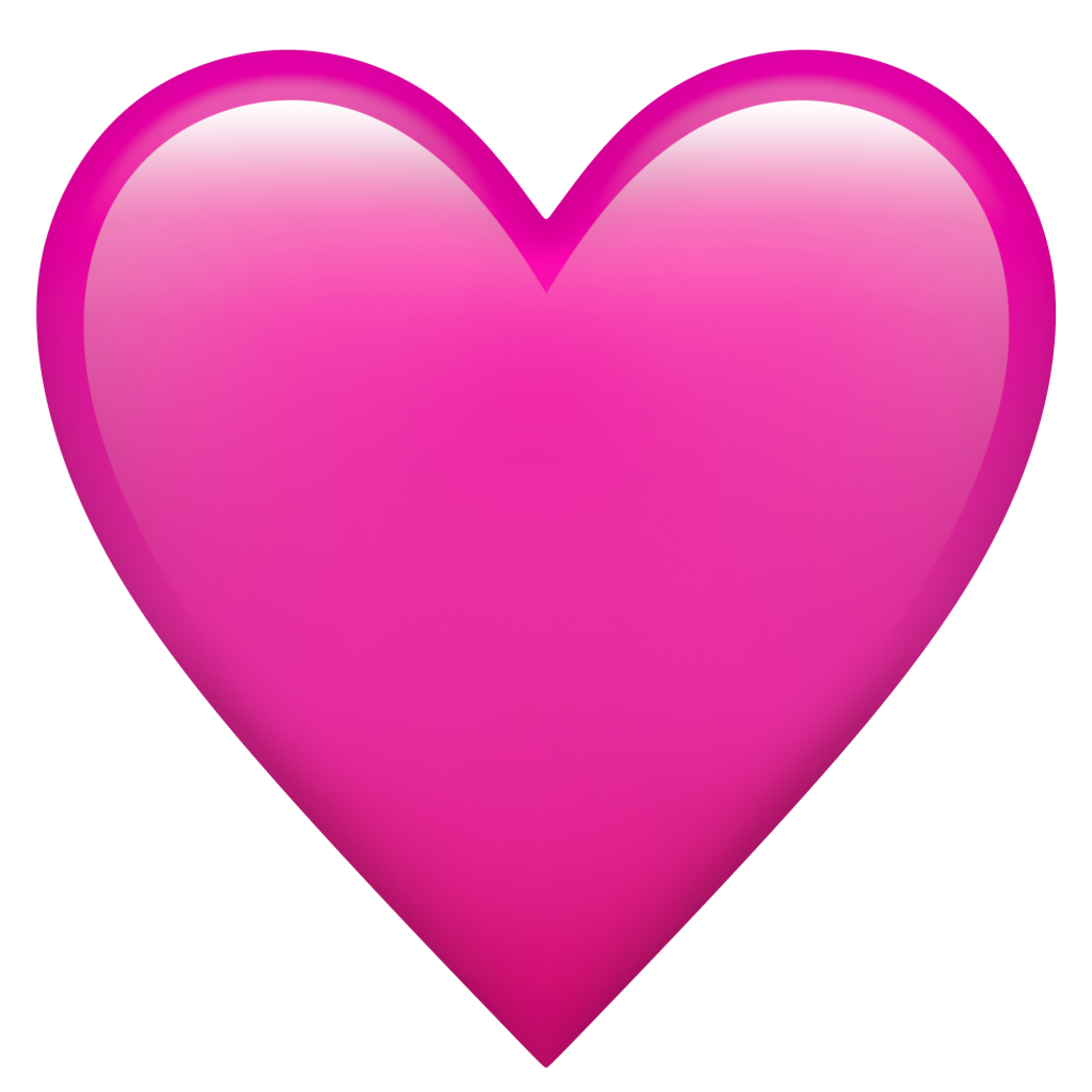 emoji coeur rose