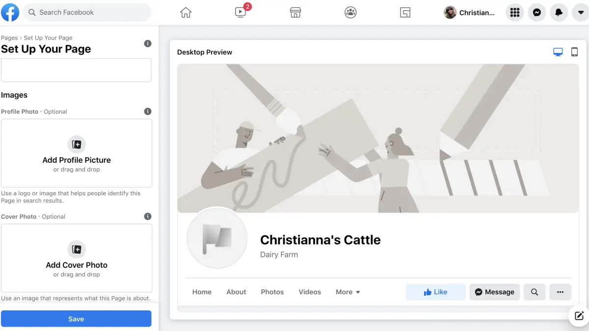 Comment créer une page d'entreprise sur Facebook