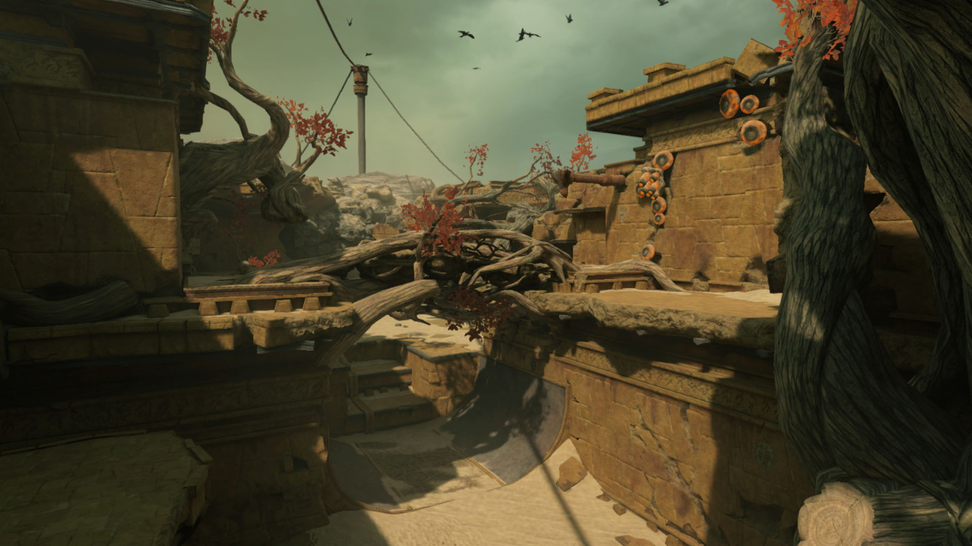 Capture d'écran des ruines de Chozo de Metroid Prime Remastered