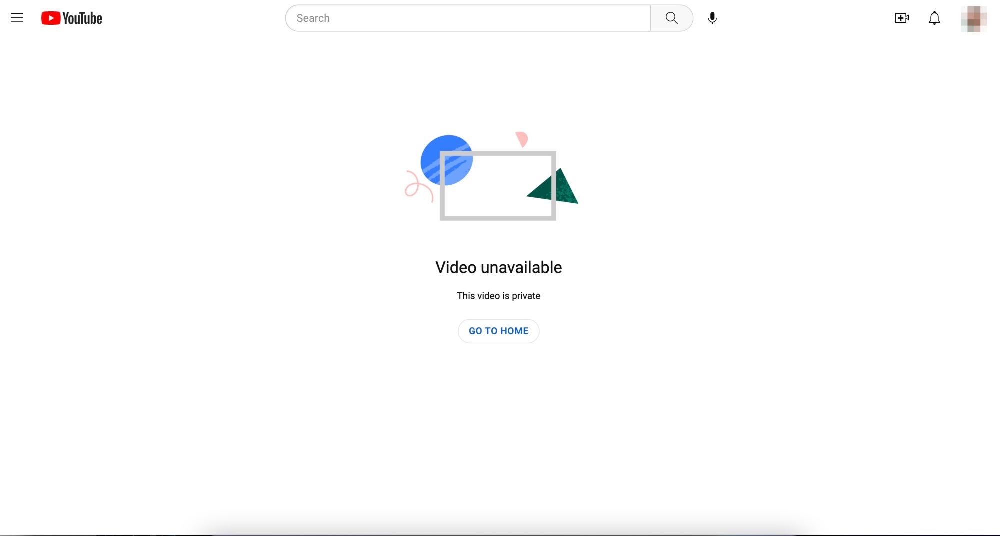 Événement Google Livestream montrant qu'il est désormais privé