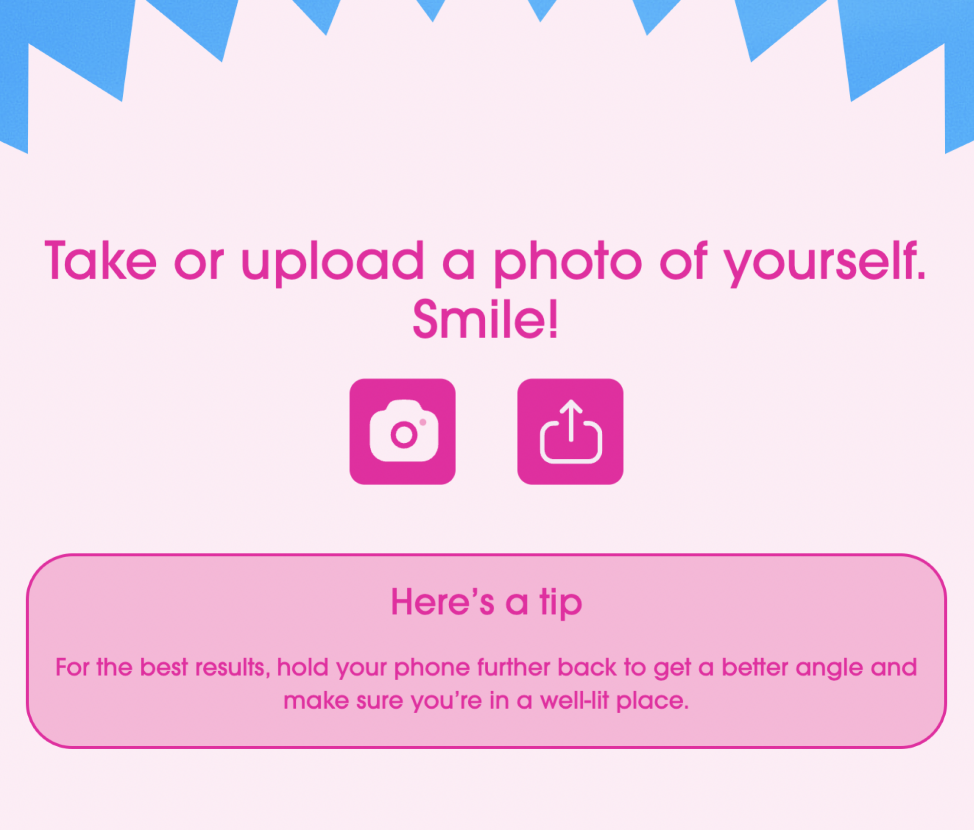 Une page de téléchargement pour le générateur de selfie Barbie.