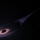 Un trou noir rapide donne naissance à des bébés étoiles à des années-lumière