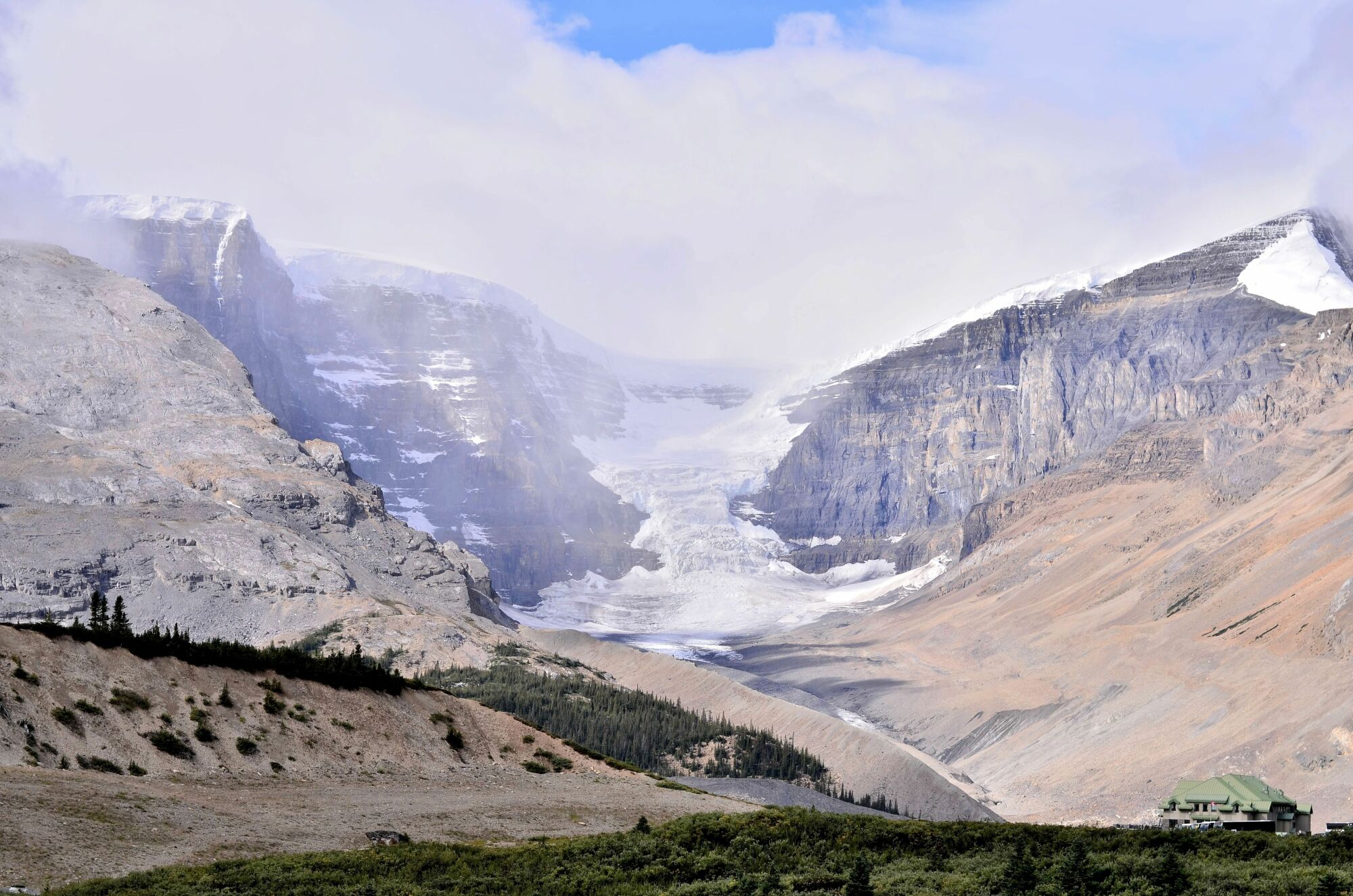 un glacier en recul au Canada