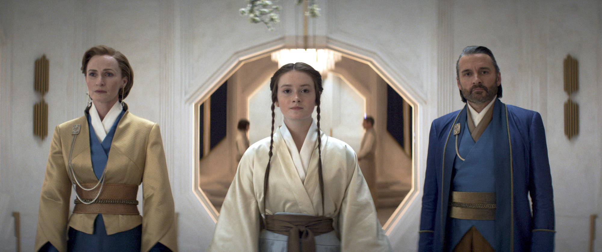 Mon Mothma, sa fille Leida et son mari Perrin