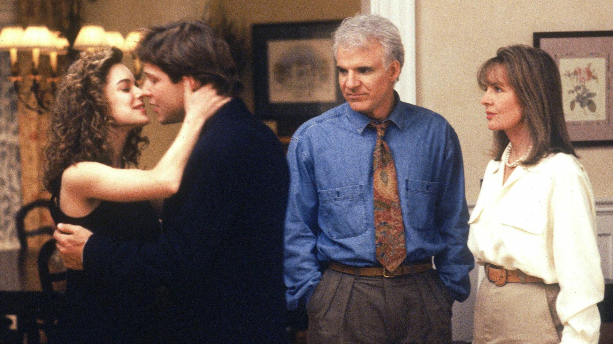 Kimberly Williams, George Newbern, Steve Martin et Diane Keaton dans 