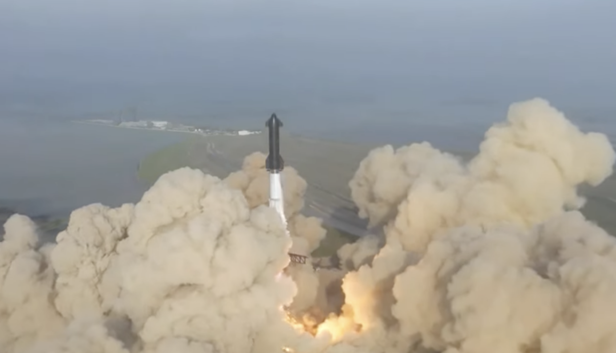 SpaceX Starship nettoie la tour de lancement