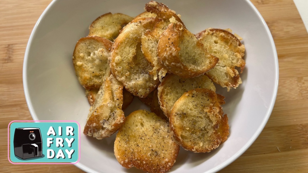 Les frites de bagel cuites à l'air sont si faciles et si bonnes