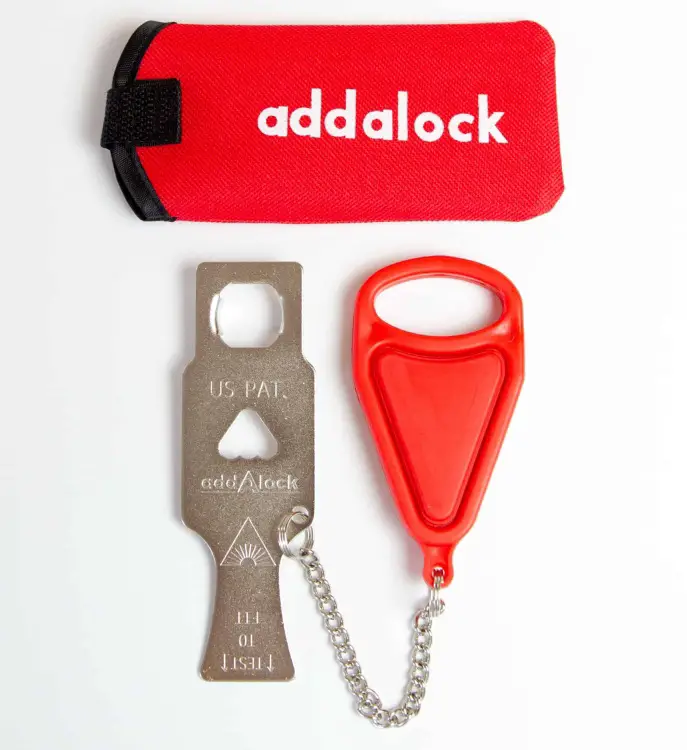 Serrure portable Addalock et sac de produit
