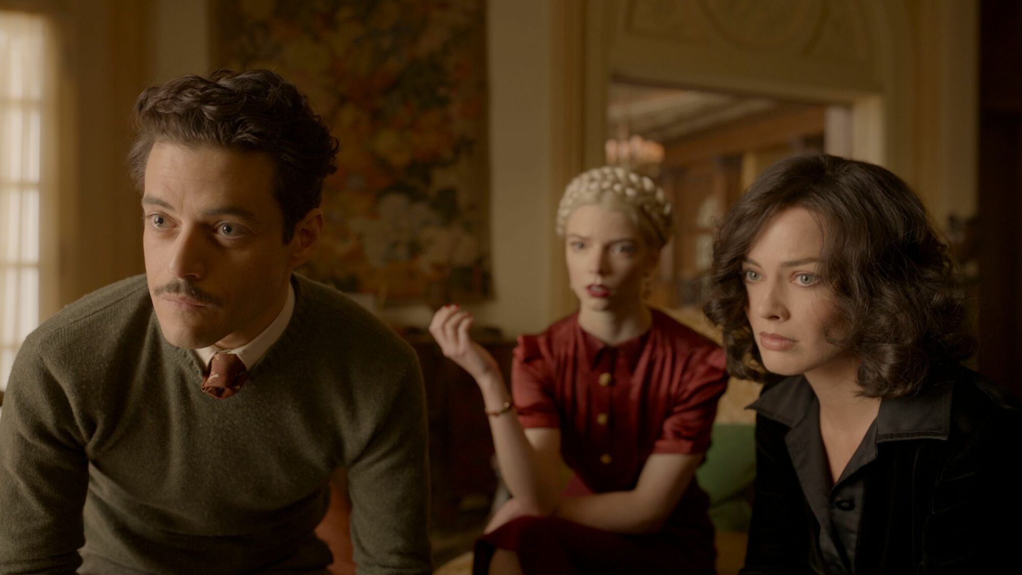 Rami Malek, Anya Taylor Joy et Margot Robbie dans 