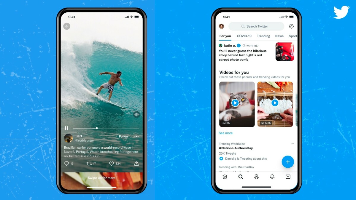 La nouvelle visionneuse vidéo de Twitter n'est absolument pas comme TikTok