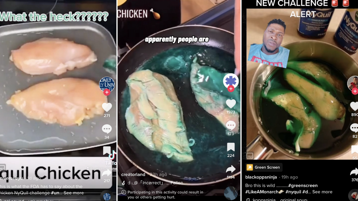 Non, le poulet NyQuil n'est pas une vraie tendance TikTok