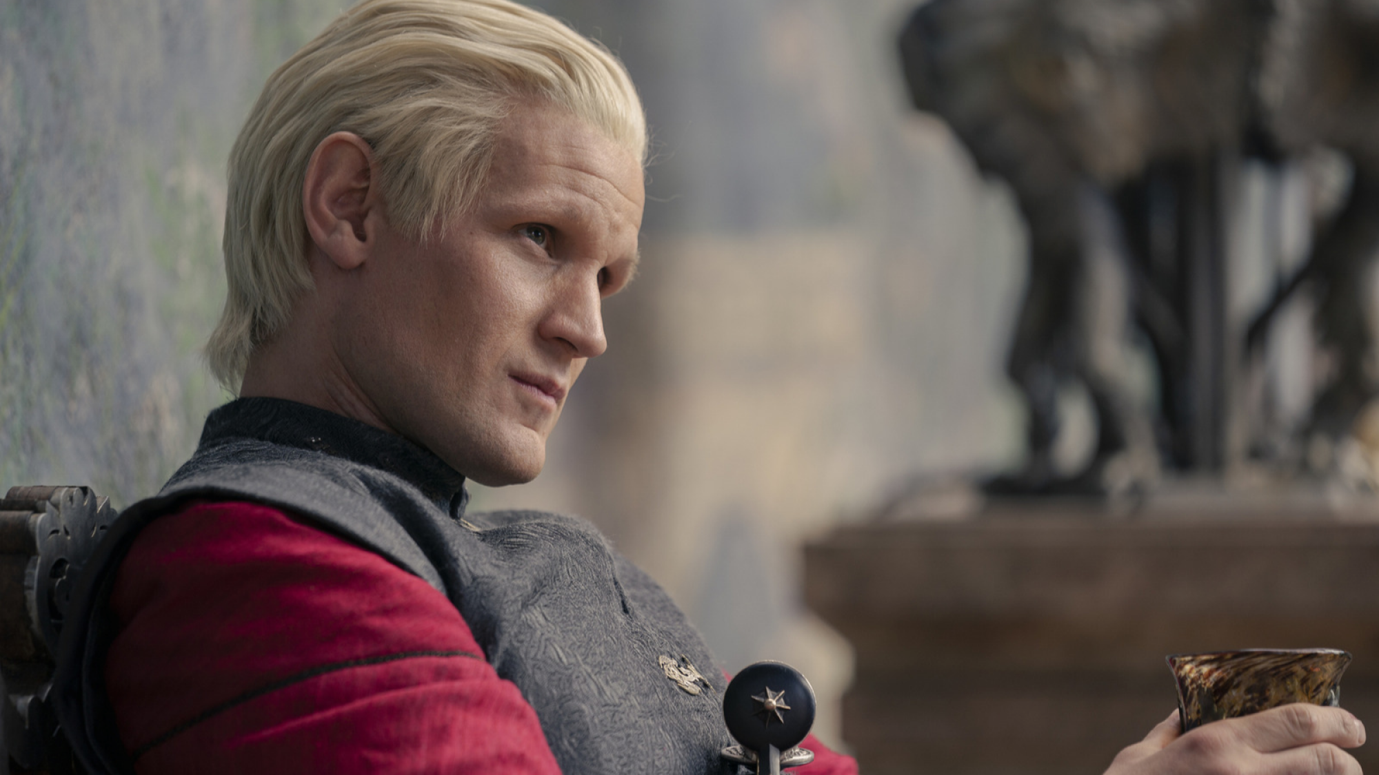 Matt Smith dans le rôle du démon Targaryen. 