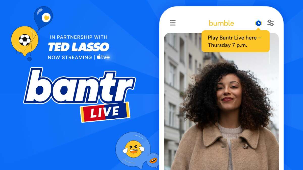 Bumble donne vie à l'application de rencontres "Ted Lasso" Bantr