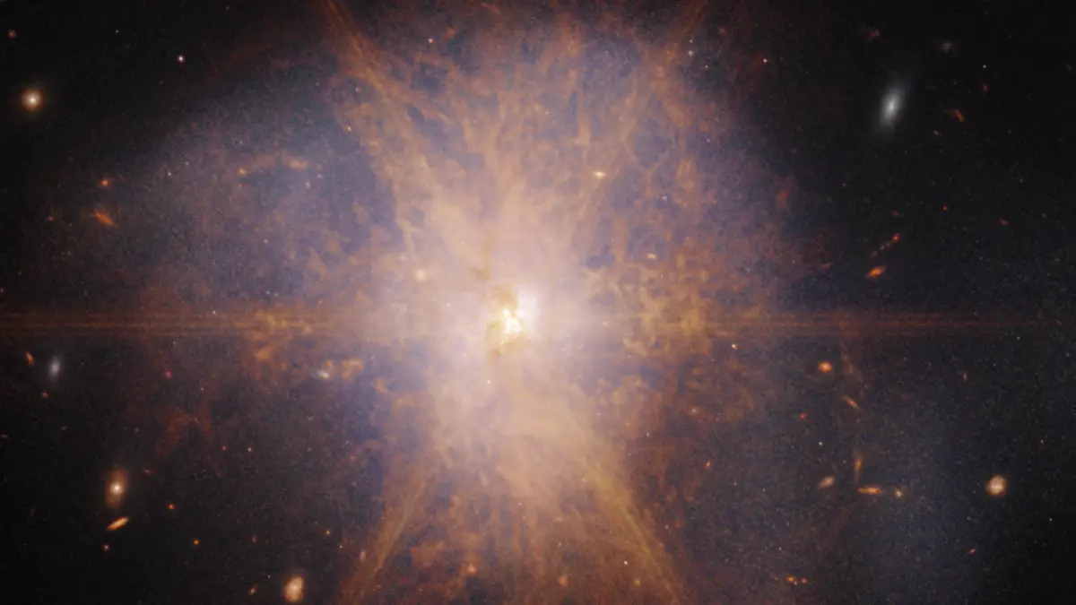 Cette collision galactique a produit une explosion plus brillante que 1 000 milliards de soleils