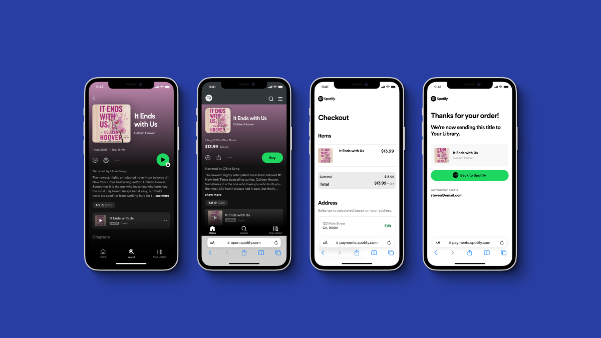 Comment utiliser les livres audio Spotify