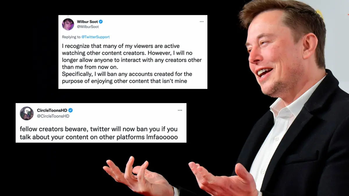 Elon Musk ne comprend pas les créateurs.  L'interdiction des liens tiers de Twitter le prouve.