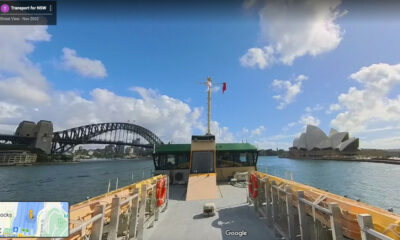 Google Street View a cartographié 2 promenades en bateau à Sydney devant des sites australiens emblématiques