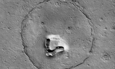 L'étonnante formation de Mars ressemble à un ours