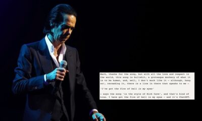 Nick Cave n'aime vraiment pas AI bot ChatGPT