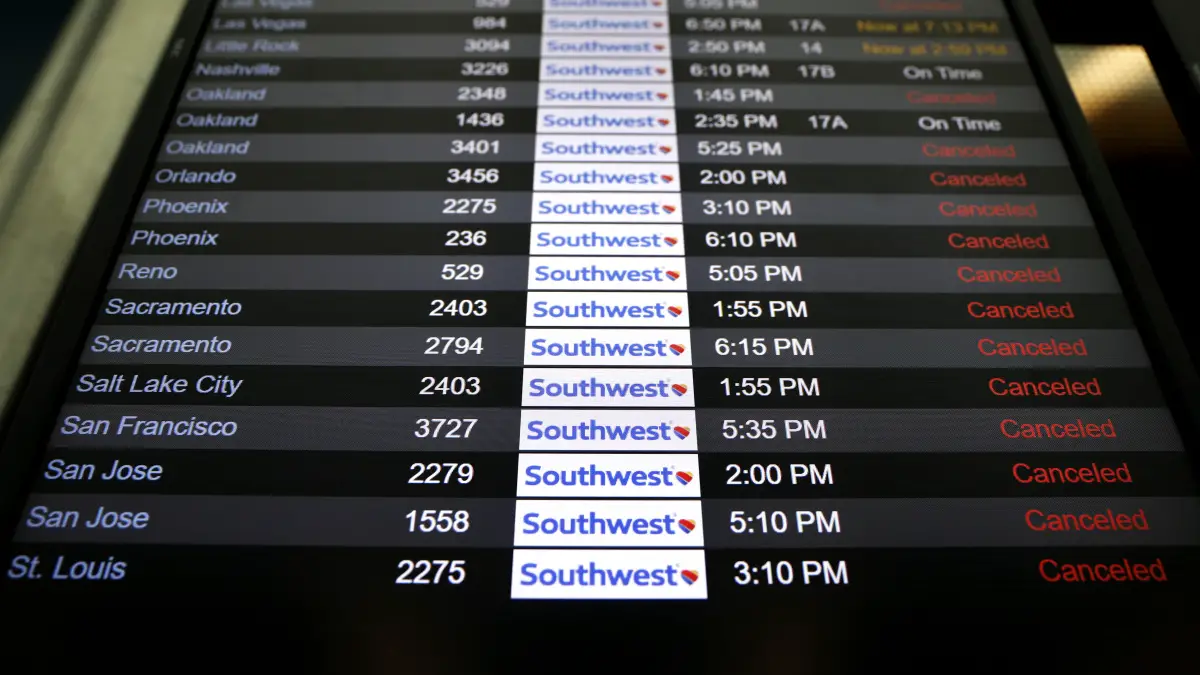 Southwest Airlines offre 25 000 points de récompense aux passagers incommodés.  Comment les réclamer.