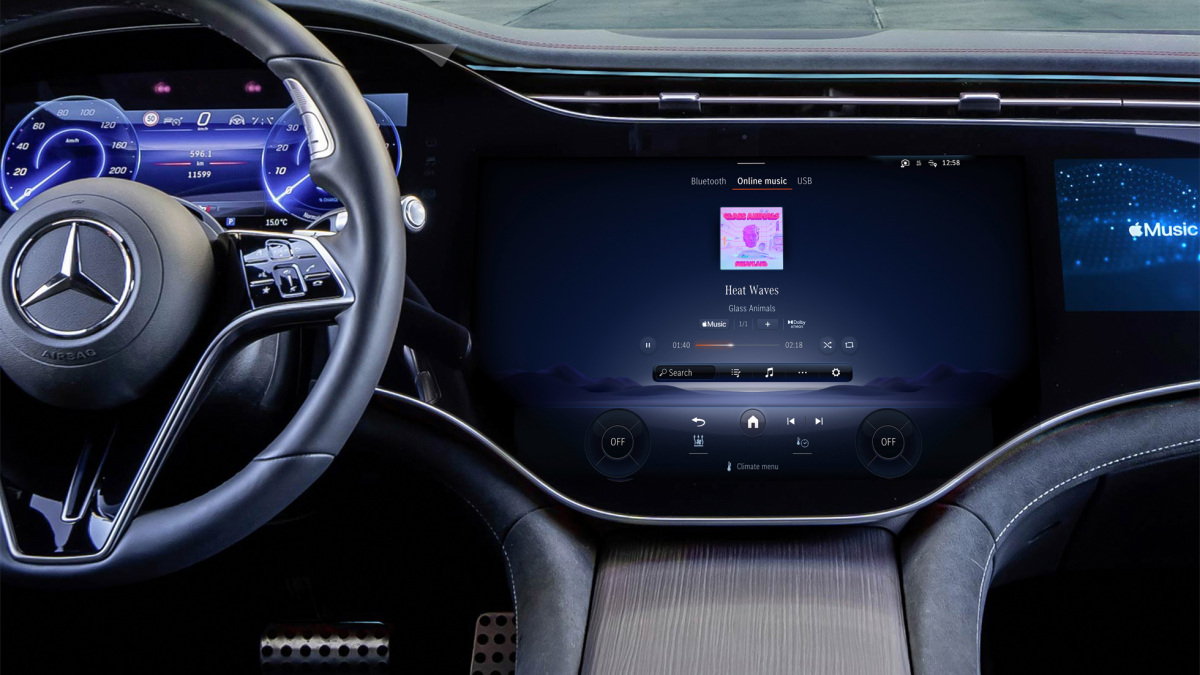 Spatial Audio d'Apple arrive sur certaines voitures Mercedes-Benz