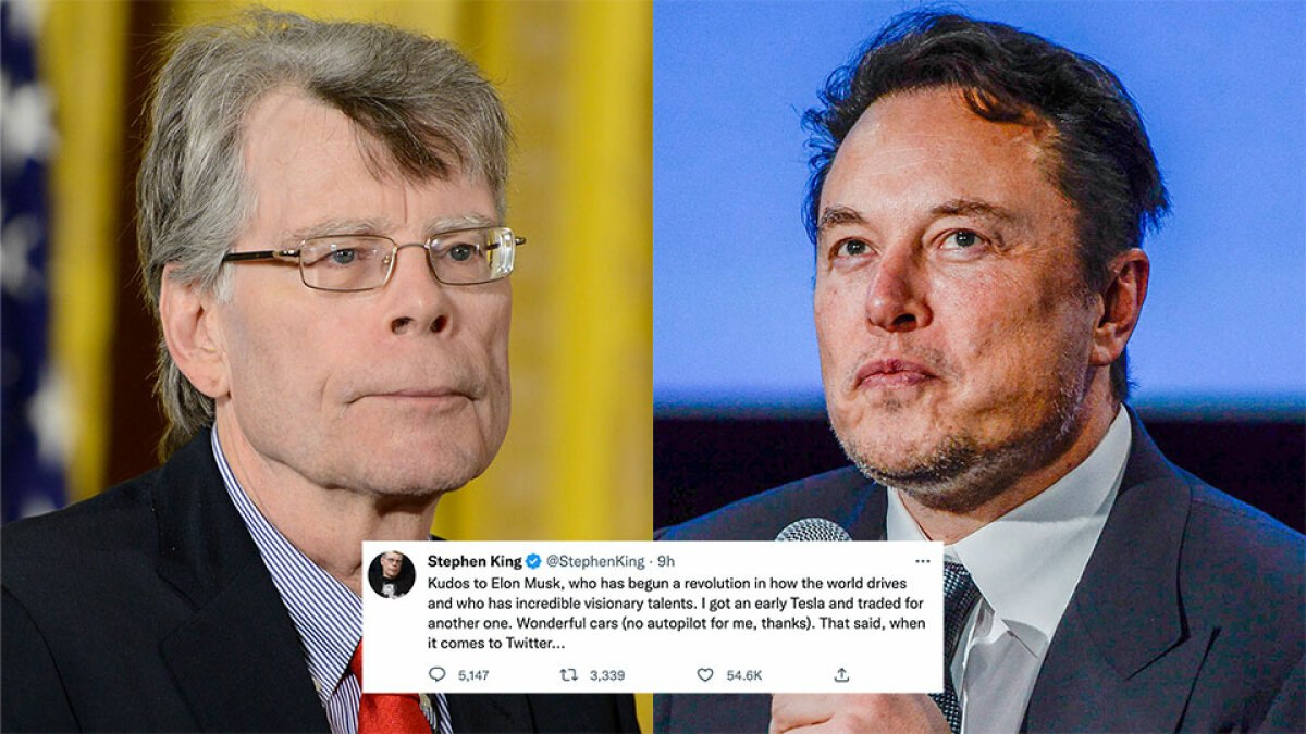 Stephen King a une autre réponse très directe aux plans Twitter d'Elon Musk