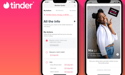 Tinder lance Election Center avant la mi-mandat