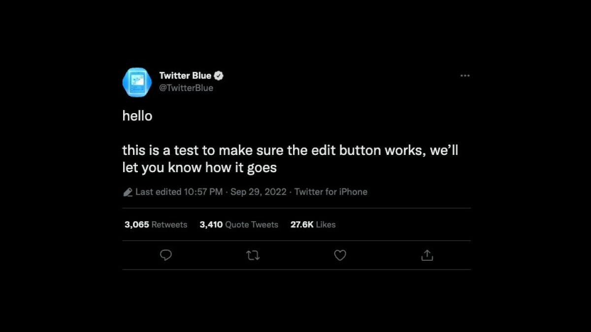 Twitter a publié son premier tweet édité et OMG ça se passe enfin
