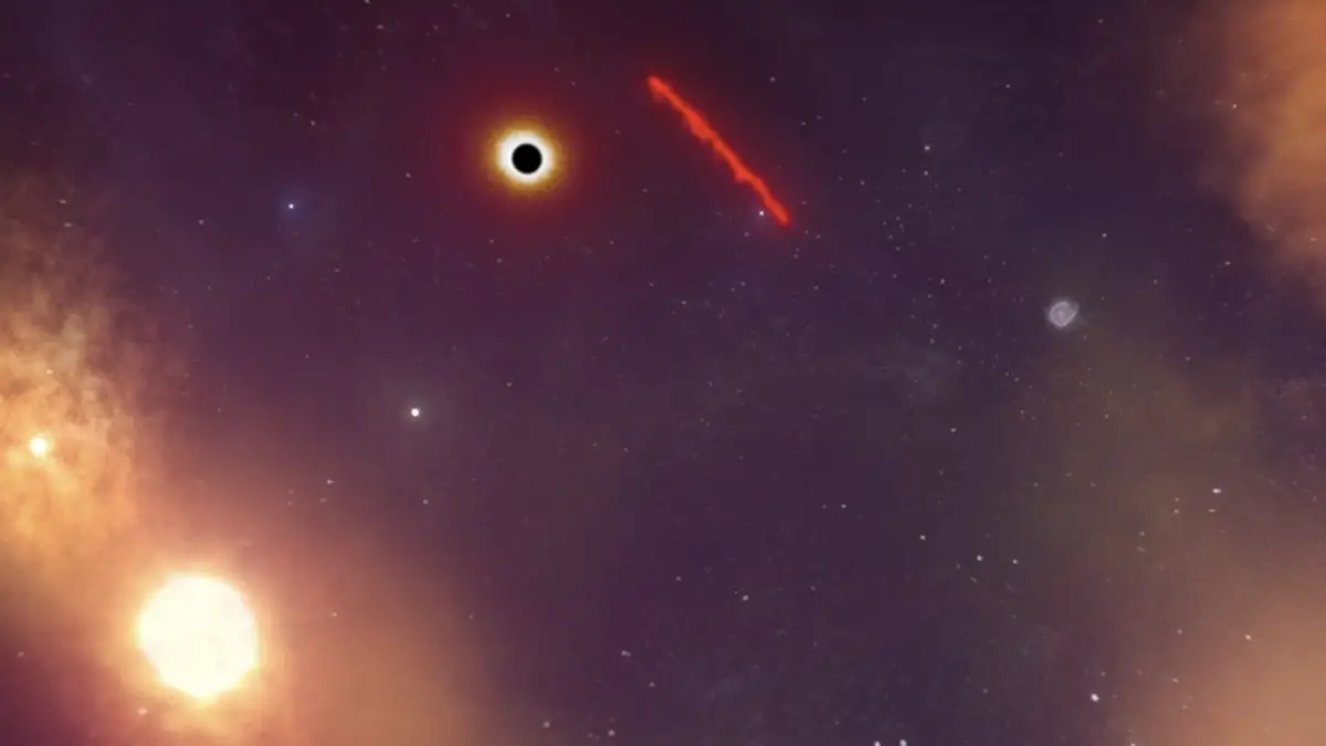 Un trou noir détruit cet objet.  Les scientifiques observent ses derniers jours.