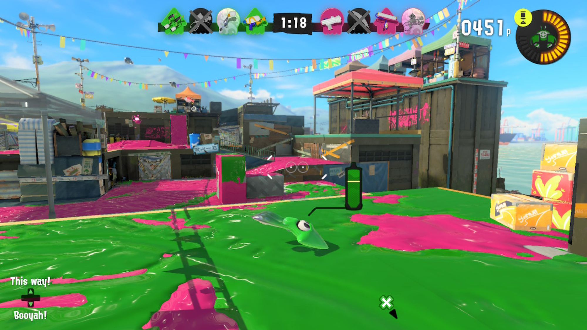 Capture d'écran de Splatoon 3