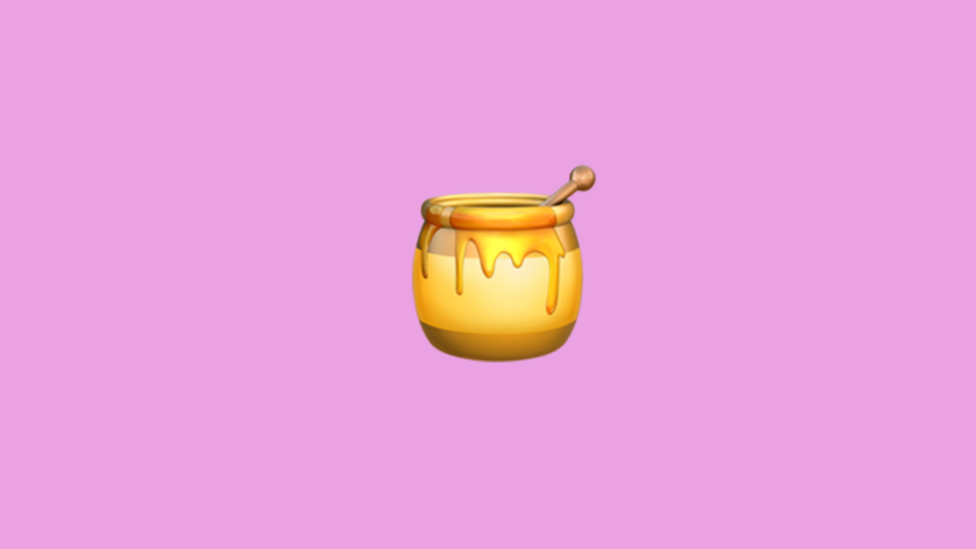 Un emoji pot de miel.