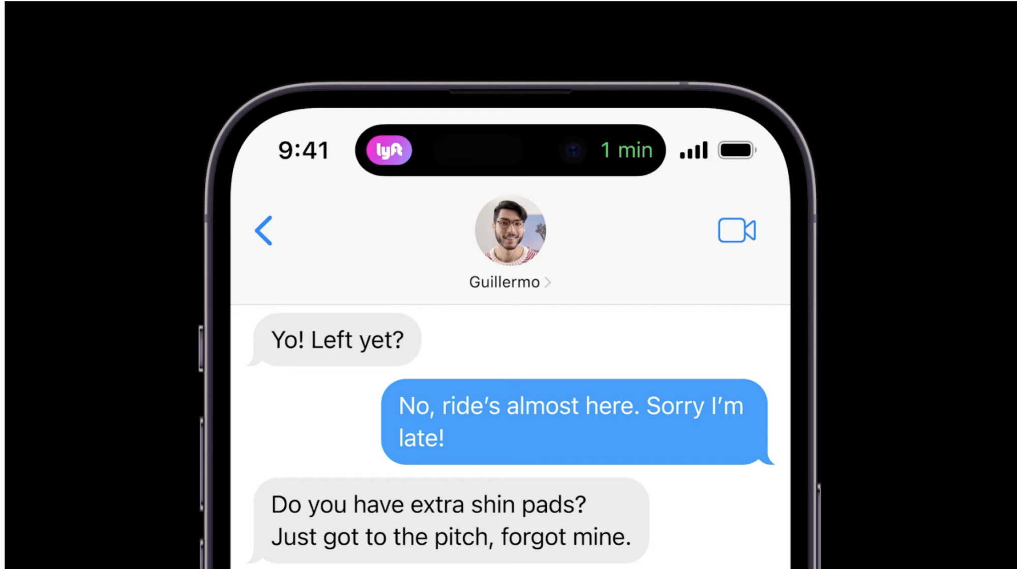 iPhone notch entrant Lyft