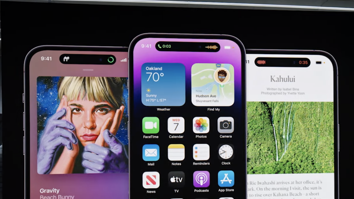 L'encoche n'existe plus sur l'iPhone 14 Pro