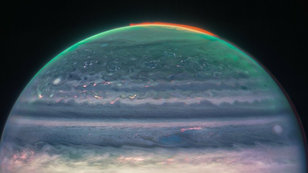 La nouvelle image de James Webb nous permet de voir Jupiter pour l'endroit trippy qu'il est