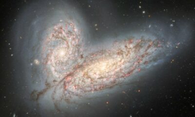 Ces 2 magnifiques galaxies sont sur le point d'entrer en collision