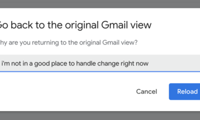 Google a changé le design de Gmail et certaines personnes sont furieuses.  Voici comment le remettre en place.