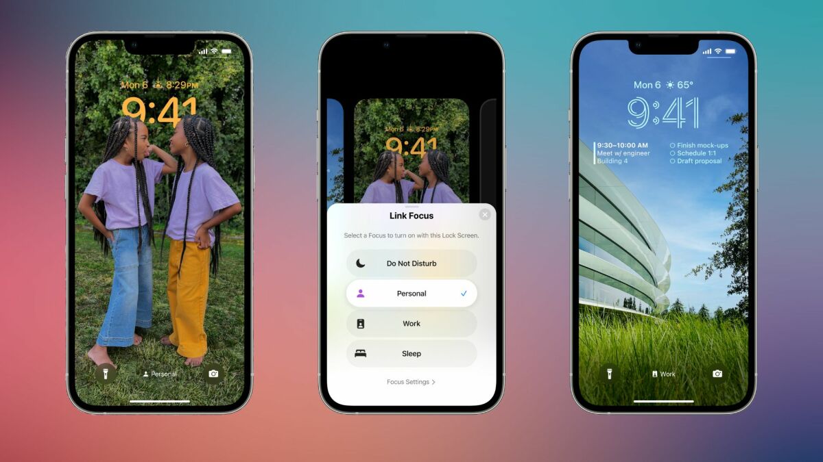 Comment lier votre écran de verrouillage à un mode Focus avec iOS 16