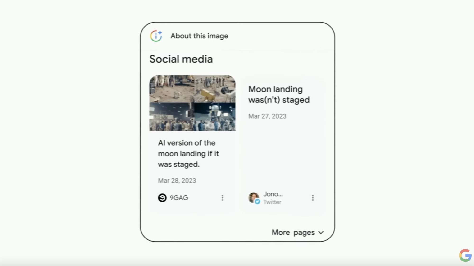 Google I/O : informations erronées