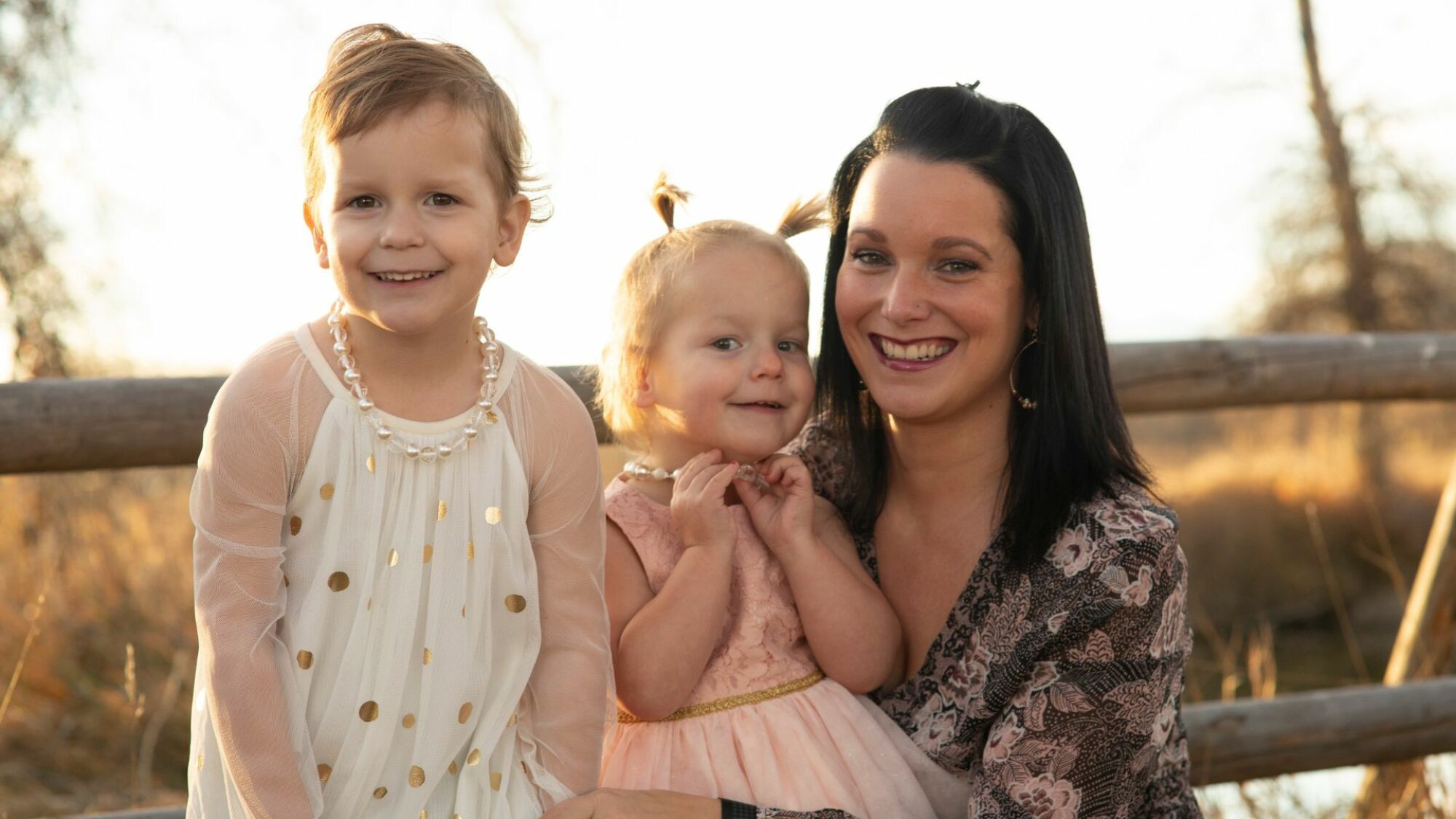 Shanann Watts et ses deux enfants. 