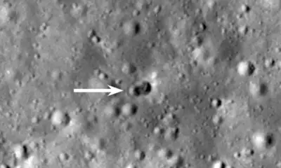 Une fusée a percuté la lune.  La NASA a une photo.