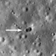 Une fusée a percuté la lune.  La NASA a une photo.
